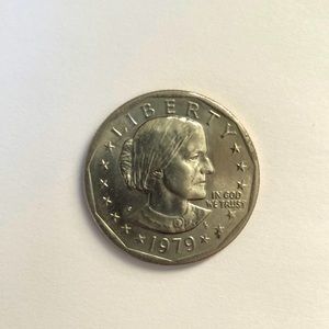 1979 Susan B. Anthony US One Dollar Liberty Coin